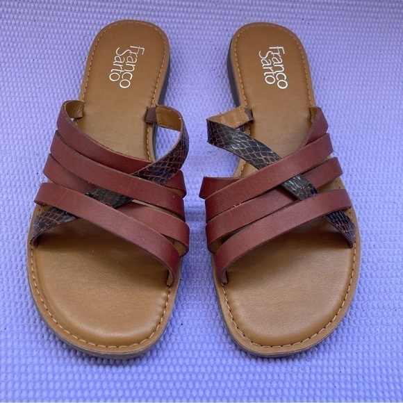 Franco Sarto Graceleigh Sandal, Women's Size 10m Color Reddish Brown - Picture 4 of 7